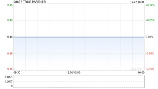 TRUE PARTNER拟折让约13%发行1950万股 净筹约730万港元