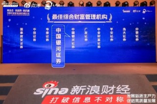 中国银河证券荣获新浪财经“金麒麟”四项大奖（附现场荣誉时刻）