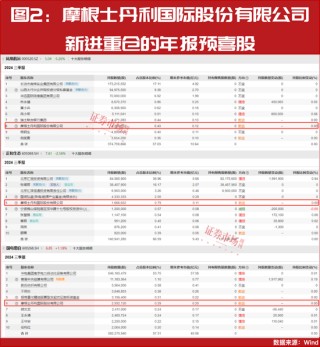 “大摩”持续加仓！这些年报预增股正在被机构抢筹！