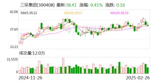 三环集团：2024年净利润21.94亿元 同比增长38.78%