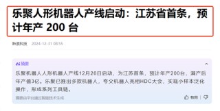 人形机器人概念成热点：关注已量产人形机器人概念