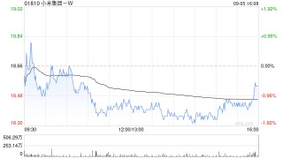 小米集团-W9月5日斥资3137.95万港元回购170万股