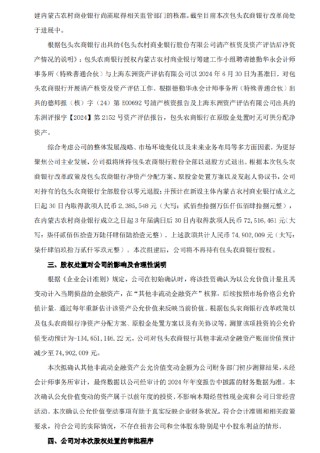拉卡拉：拟处置所持包头农商银行9.88%股权