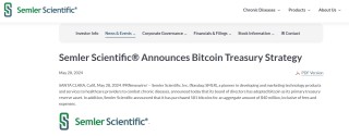 话题:维嘉资本靠炒币翻身？这家医疗科技公司买入比特币后股价一日飙升40%