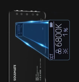 数魅 S-B2R RGB 摄影补光灯发布：4000mAh 电池可作充电宝、双 1 / 4 螺纹接口