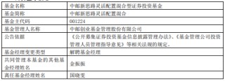 国晓雯离任中邮新思路灵活中邮稳健添利灵活