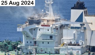 红海遇袭油轮火情持续至今 历史级生态灾难威胁高悬
