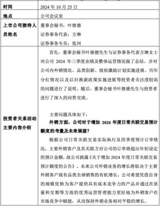 苏泊尔：线上平台之间及同行企业之间竞争加剧 公司三季度内销面临一定的挑战