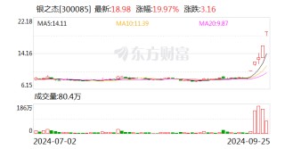 深交所：银之杰5个交易日累涨122% 自然人买入占比达88.17%