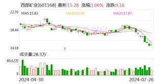 上半年铜精矿产量大增42% 西部矿业净利刷新历史新高
