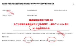 豪掷90亿！隆基绿能、爱旭股份为何要逆势扩产？