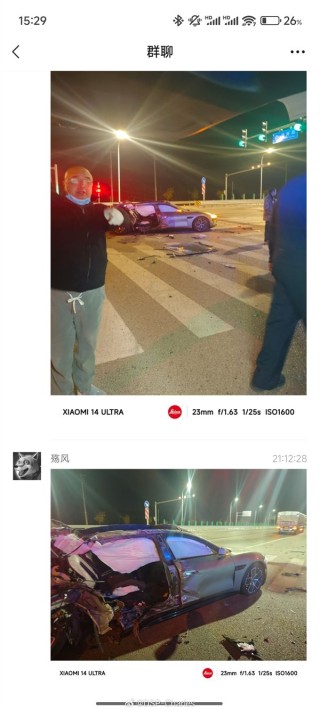 小米SU7被大货车快撞到报废：车主没受大伤害 反手又买SU7 Max