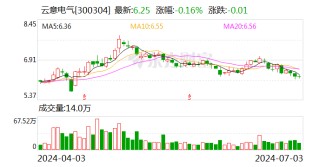 云意电气：回购股份2032.99万股