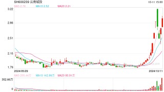 云南城投：上半年无对外处置资产， 净利润同比下降68%