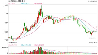 一分钟涨停的国新文化2024年预亏3.48亿元至4.28亿元，可能被实施退市风险警示