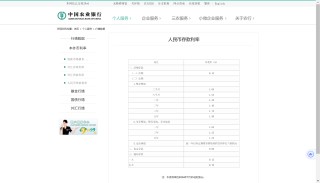 中国农业银行下调人民币存款利率