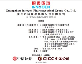 银诺医药IPO：核心产品用于治疗糖尿病和减肥，最新估值46.5亿