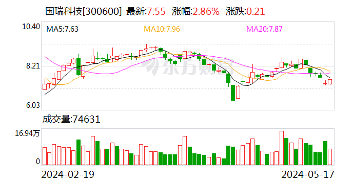 国瑞科技(300600.SZ)：收到证监会行政处罚决定书 公司及多名高管被罚款-第1张图片