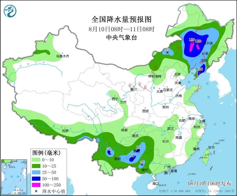 未来三天国内天气预报（8月10日）-第5张图片