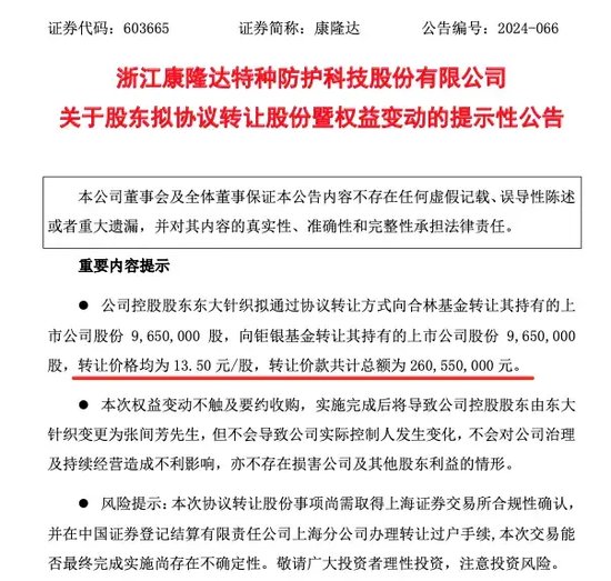 2.6亿元！上市公司控股股东，一口气卖掉1930万股还债！-第1张图片