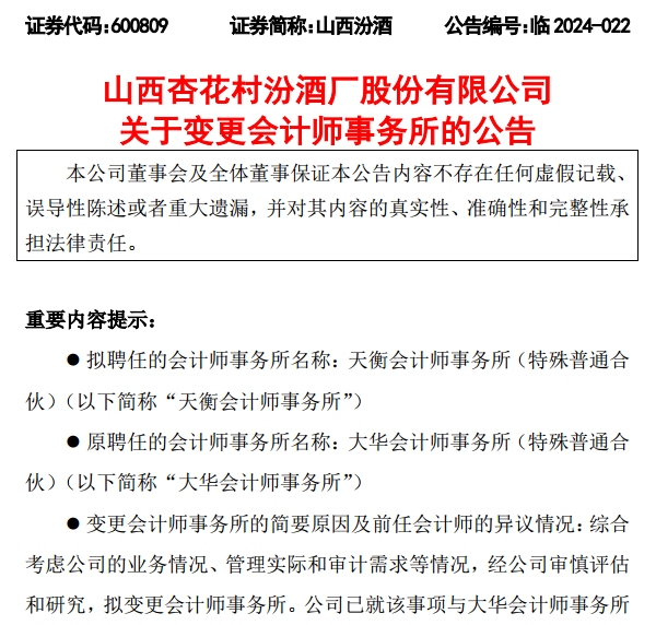 山西汾酒，突发！-第1张图片