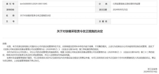 “双罚”！老牌券商网点查旧账？-第3张图片