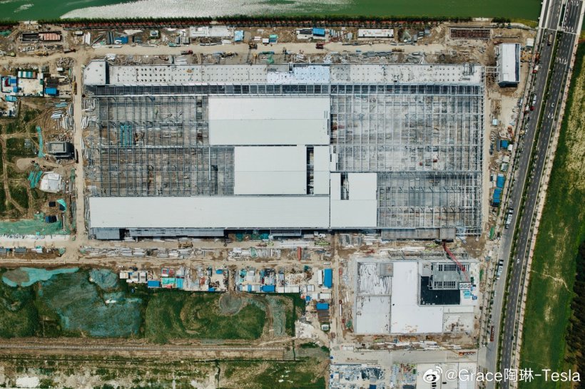 截至 9 月底，特斯拉上海储能超级工厂主体厂房建设进度超 60%-第2张图片