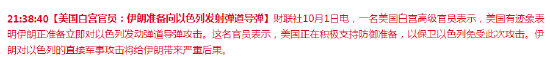 国际油价快速拉升，日内涨超2%！市场消息：白宫称伊朗准备攻击以色列-第4张图片