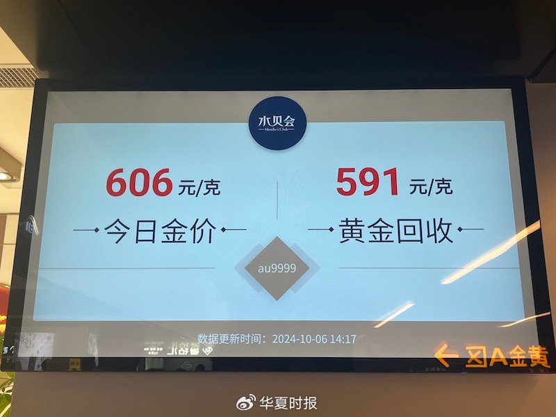 “感觉客流量少了一半以上！”实探国庆黄金消费市场-第3张图片