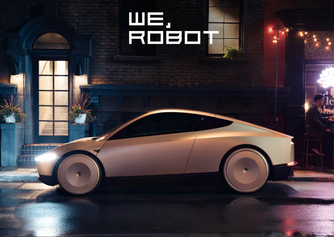 特斯拉Robotaxi亮相！鸥翼门设计，没有方向盘和踏板，马斯克亲自试乘！-第4张图片