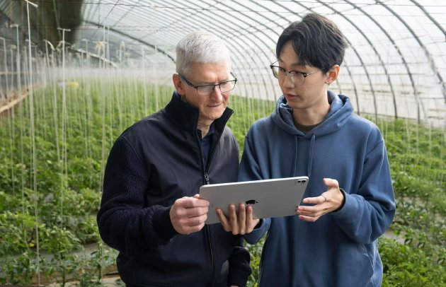 苹果库克和威廉姆斯首次同时到访中国，参观苹果式创新的最新实践“科技小院”项目-第4张图片