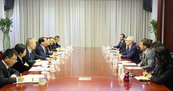 金壮龙会见苹果公司首席执行官库克-第1张图片