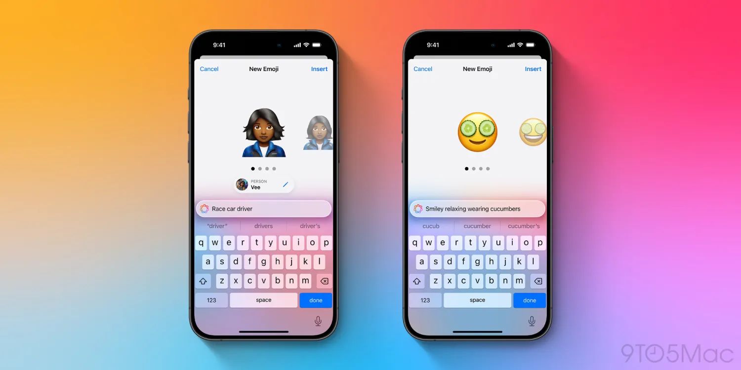 聊天时让你的表情更生动：初探苹果 iOS 18.2 AI Emoji 定制工具 Genmoji-第2张图片