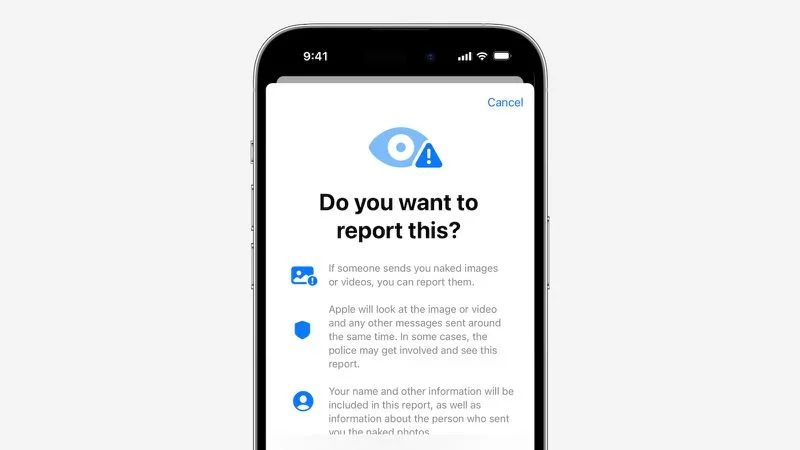 苹果 iOS 18.2 开通 iMessages 举报通道，严打儿童性虐待内容-第1张图片