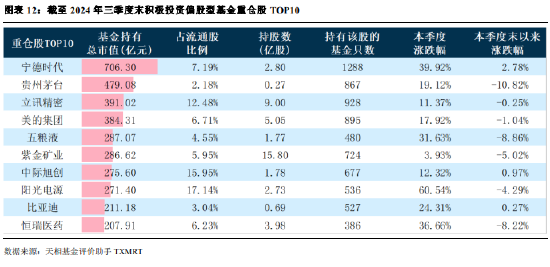 2024年公募基金三季报全量盘点：总规模攀升至31.71万亿 前十达基金规模占比40.75%-第9张图片