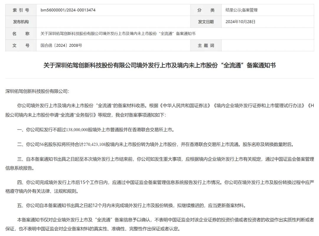 佑驾创新获赴港IPO路条，蔚来、哪吒等是客户-第1张图片