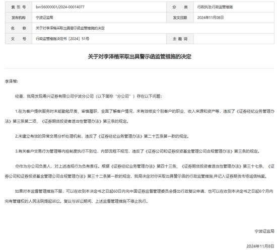 双罚！甬兴证券-第3张图片
