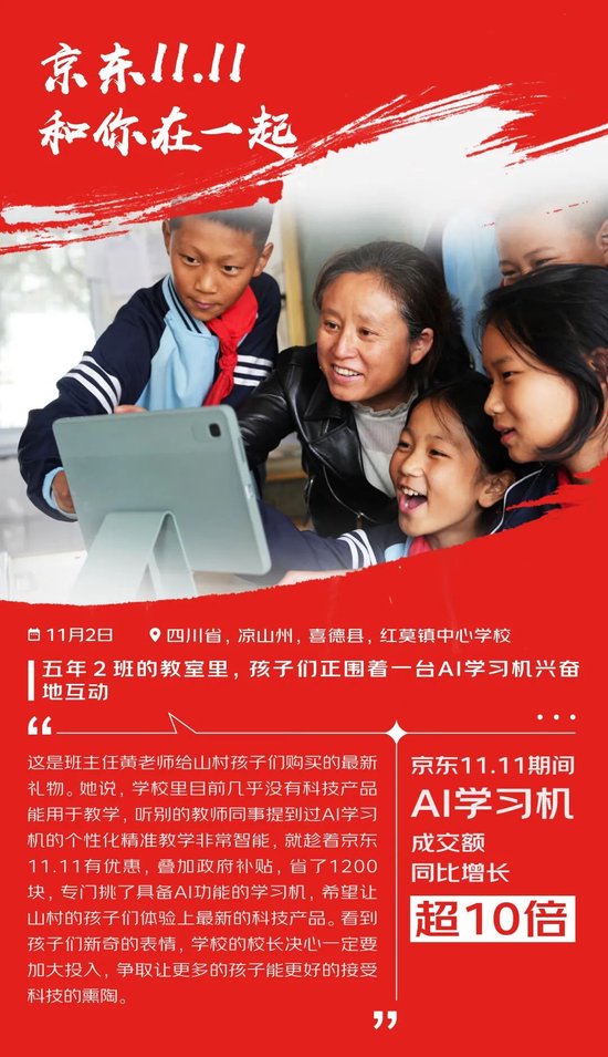 京东11.11购物用户数同比增长超20% 京东采销直播订单量同比增长3.8倍-第2张图片