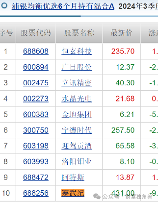 浦银安盛蒋佳良高位持有晶澳科技被质疑，新手孙晨进发新品恐“遇冷”-第15张图片
