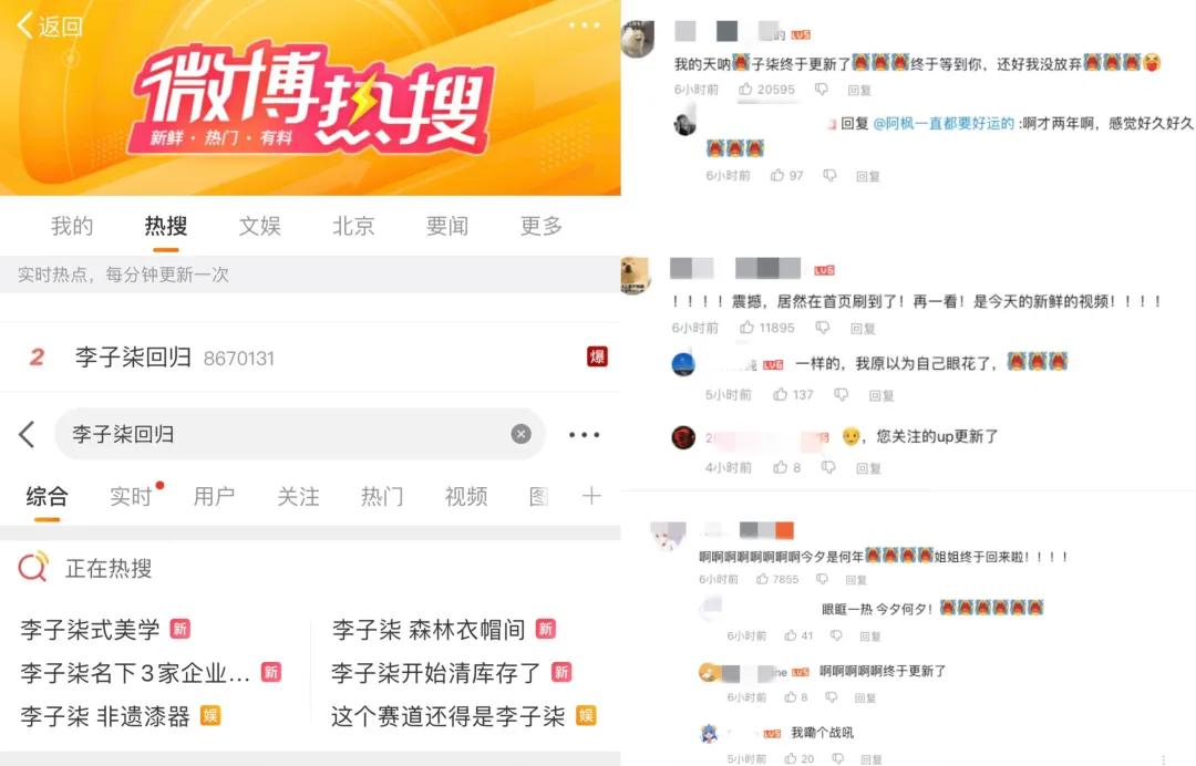 李子柒，一夜涨粉380万-第1张图片