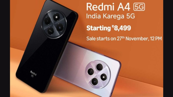 Redmi A4 5G在印度发布 搭载骁龙4s Gen2 售730元起-第1张图片