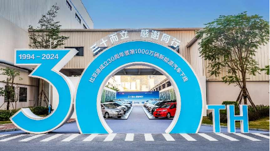 比亚迪达成全球首个千万辆新能源汽车下线里程碑-第1张图片