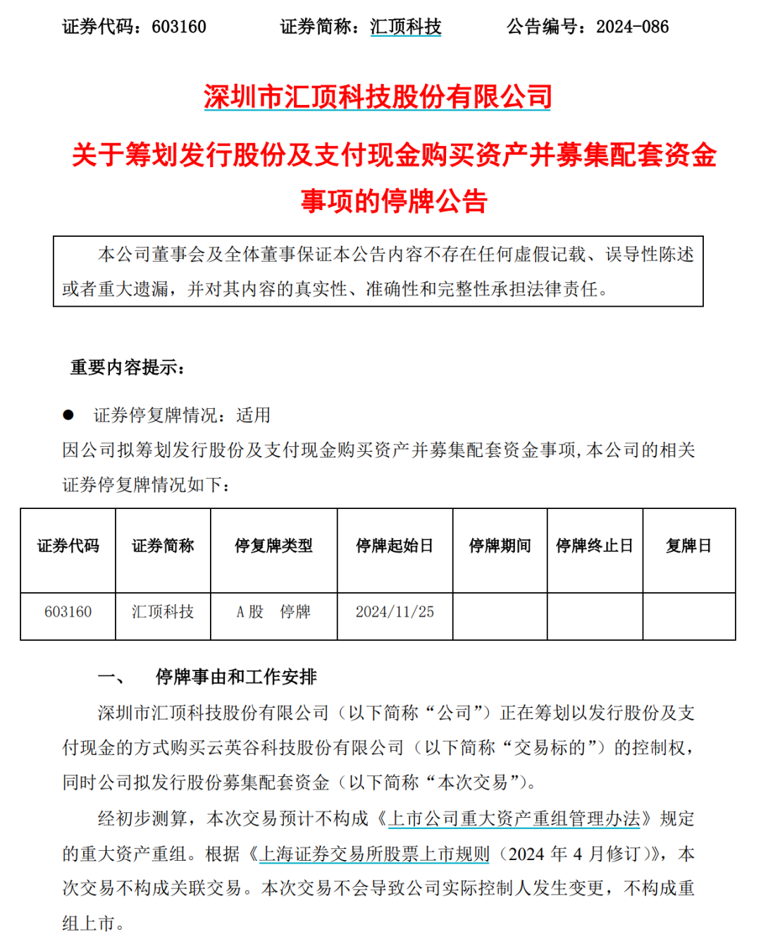 停牌！370亿芯片公司汇顶科技，宣布大收购-第2张图片