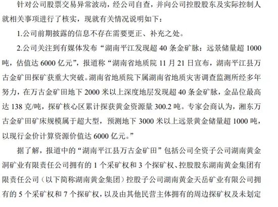 一地发现超40条金矿脉，这只黄金股躺赢？公司最新回应！AI医疗有新利好-第3张图片