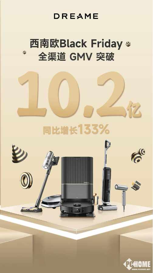 追觅科技“黑五”战绩斐然，西南欧市场持续高速增长-第1张图片