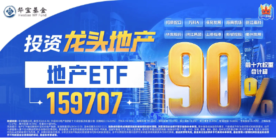 “稳住楼市股市”！ 万科A、保利发展携手涨超5%，地产ETF(159707)大幅跳空高开涨超4%，近千万资金提前埋伏-第2张图片