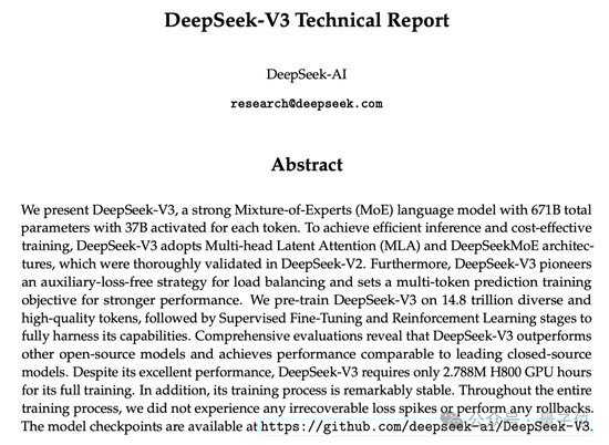 国产之光DeepSeek把AI大佬全炸出来了！671B大模型训练只需此前算力1/10，细节全公开-第1张图片
