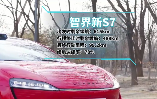智界新S7低温区续航实测，20万级最强纯电续航王-第2张图片