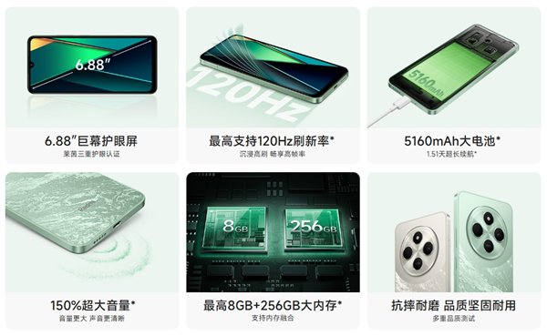 全球手机销量前十的续作！小米推出Redmi 14C：仅499元起售-第4张图片