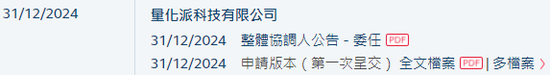 量化派，递交IPO招股书，拟赴香港上市，高榕资本、复星、阳光人寿等参投，中金、中信联席保荐-第2张图片